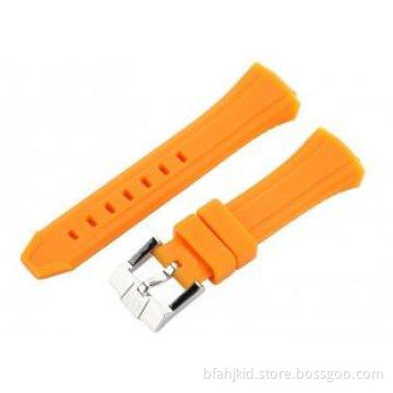 OEM / ODM Orange Silicone Bands Rubber Watch Straps / 180 /